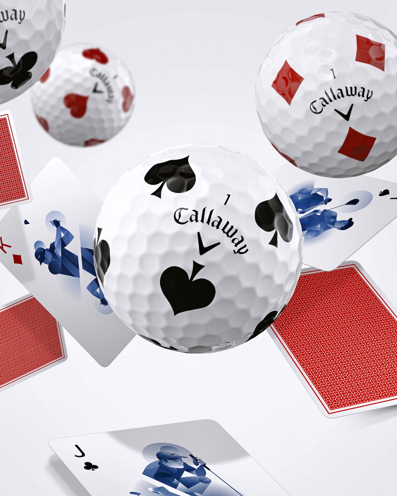 Online Truvis card suit balls